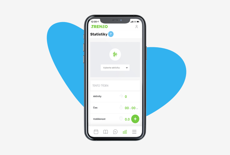 iTRENEO - mobilní aplikace - Statistiky